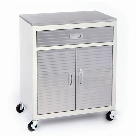 seville classics ultrahd one drawer cabinet stainless steel top|seville classics ultrahd rolling storage.